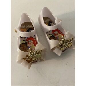 Mini Melissa Disney Princess Beige Gold Shoes Size 5